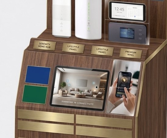 店頭什器サイネージ活用イメージ